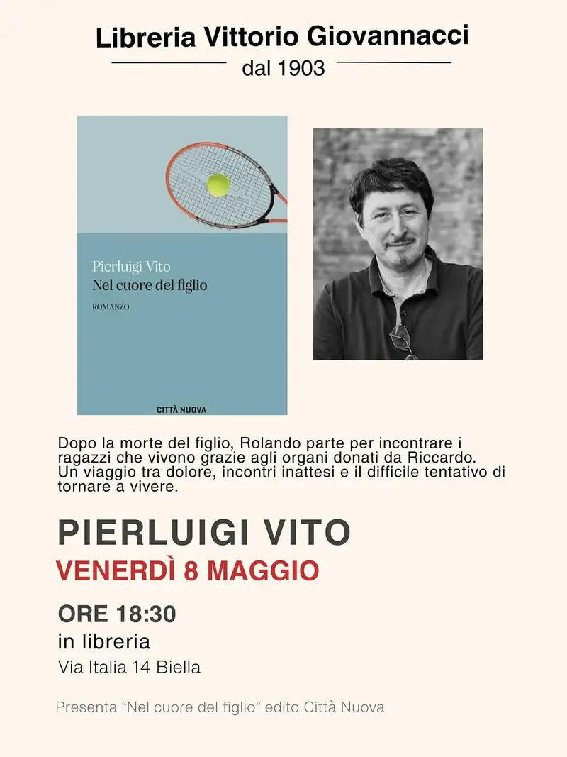Presentazione libro: Nel cuore del figlio con Pierluigi Vito