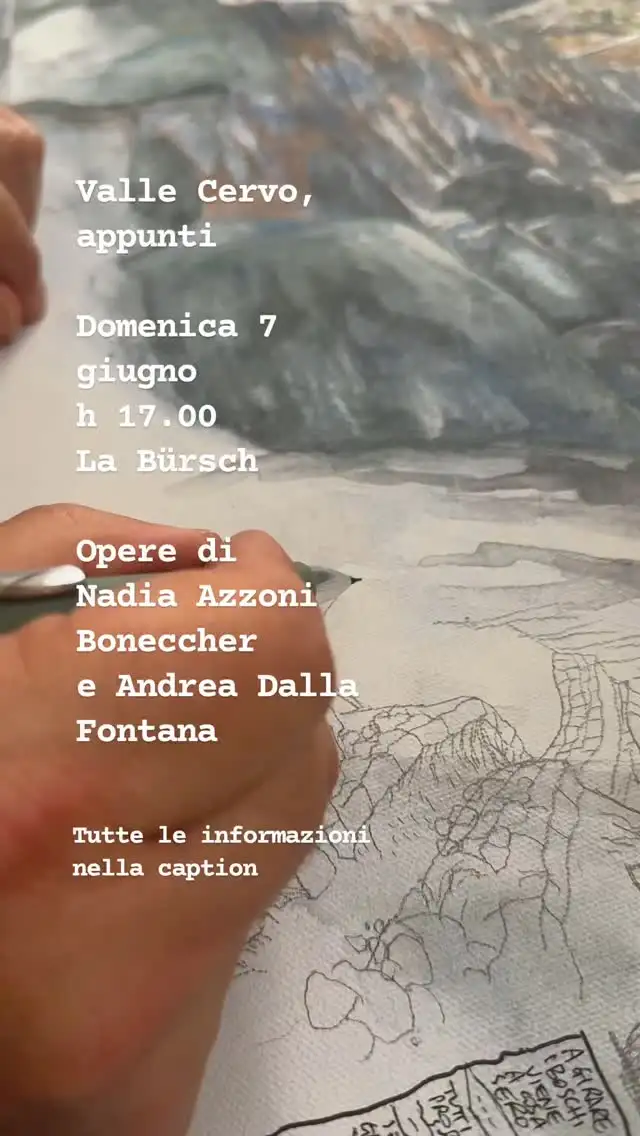 Valle Cervo, appunti - Vernissage Mostra d'arte