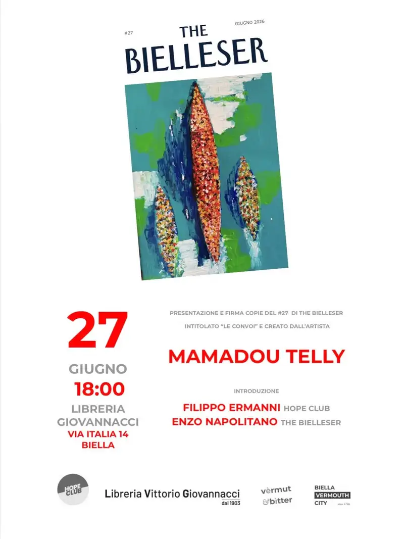 Presentazione e firma copie de The Bielleser #27 con Mamadou Telly