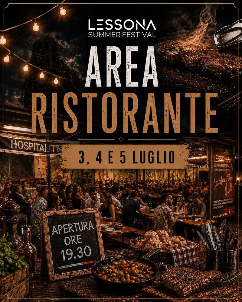 Lessona Summer Festival 2026 - Area Ristorante