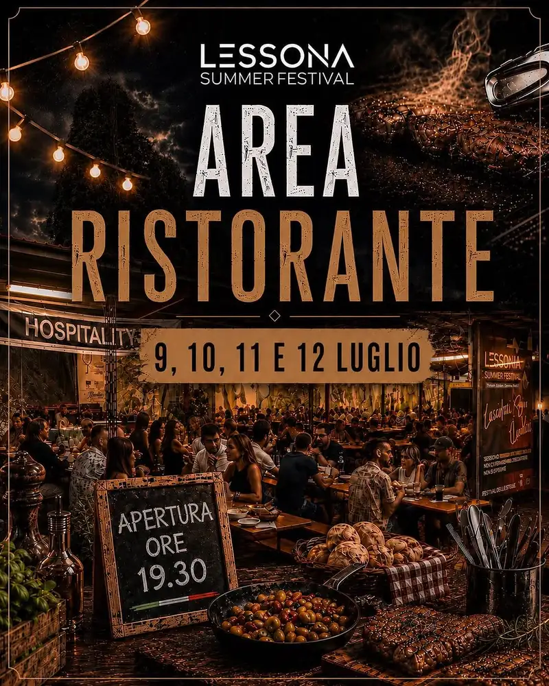 Lessona Summer Festival 2026 - Area Ristorante