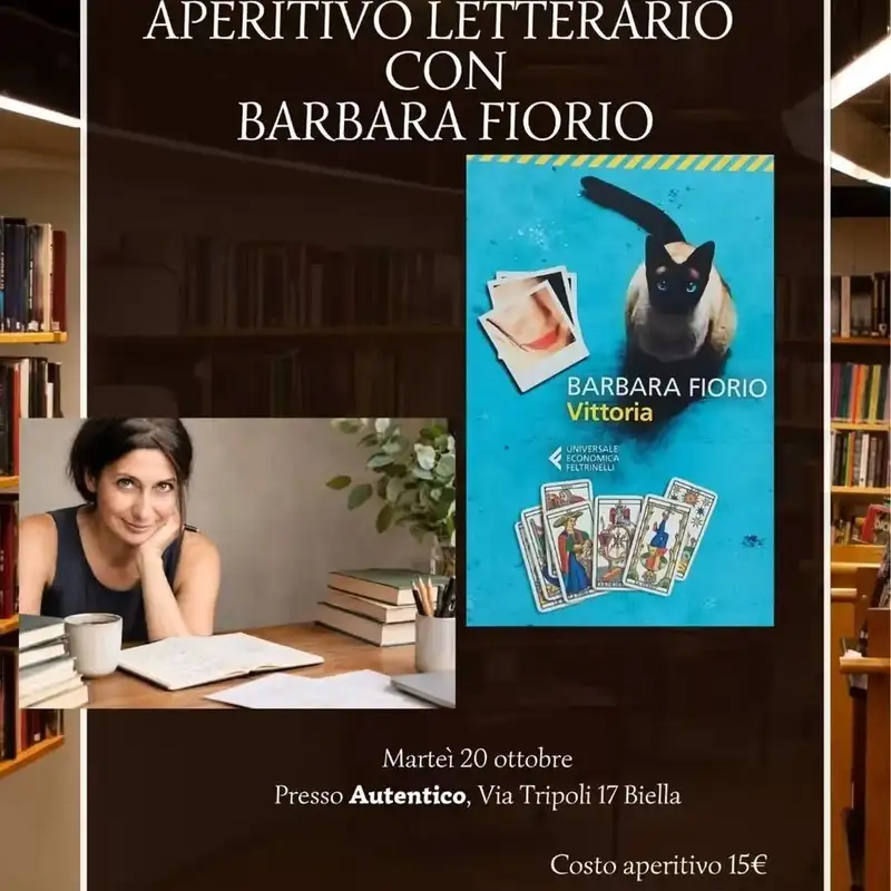 Aperitivo Letterario con Barbara Fiorio